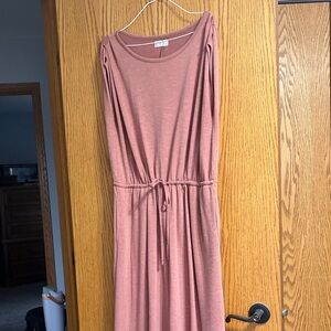 Maurices Dusty Rose Maxi Dress